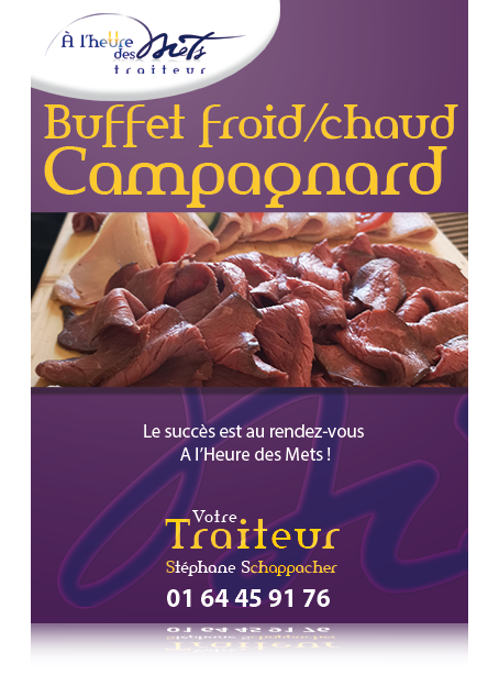 buffet froid chaud campagnard