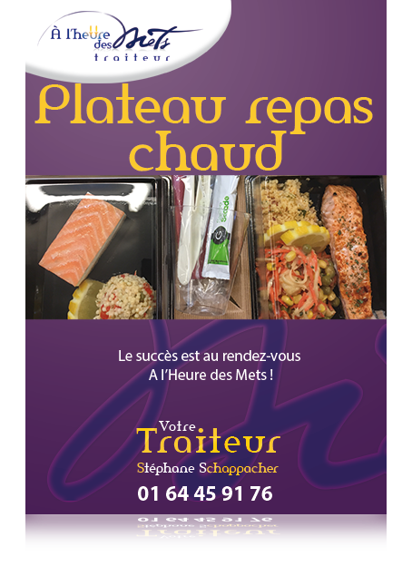 plateux repas chaud