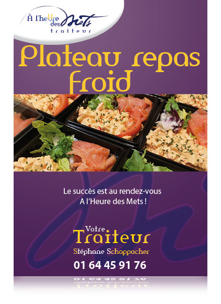 plateau repas froid