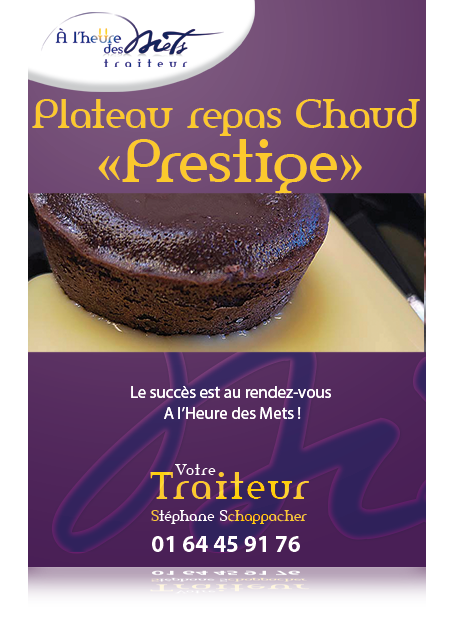 plateaux repas chaux prestige