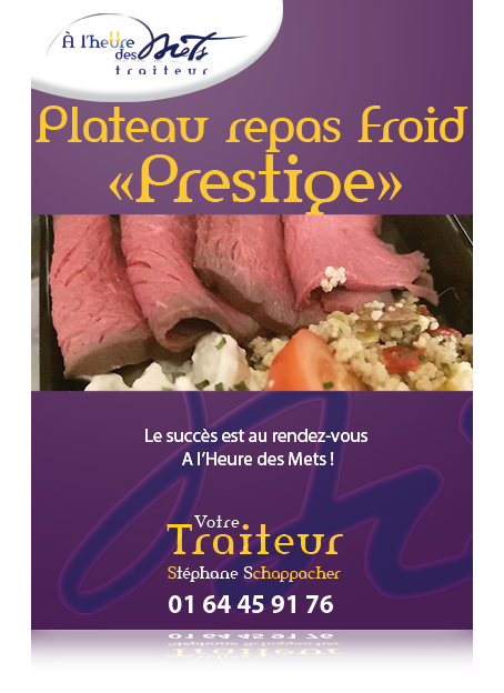 plateua repas froid prestige